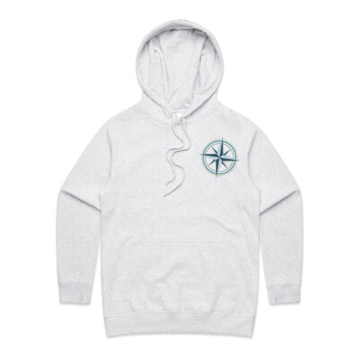 Fruit of the Spirit Compass Seashore Pocket and Back | AS Colour Women's Supply Hood 4101 Thumbnail